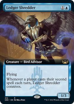 MTG Single Card - Ledger Shredder (Extended Art) [R 0412]