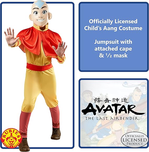 Rubie's Boy's Avatar The Last Airbender Aang Costume